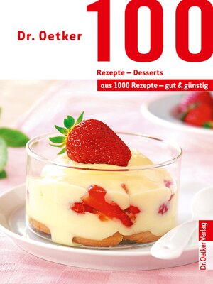 cover image of 100 Rezepte--Desserts